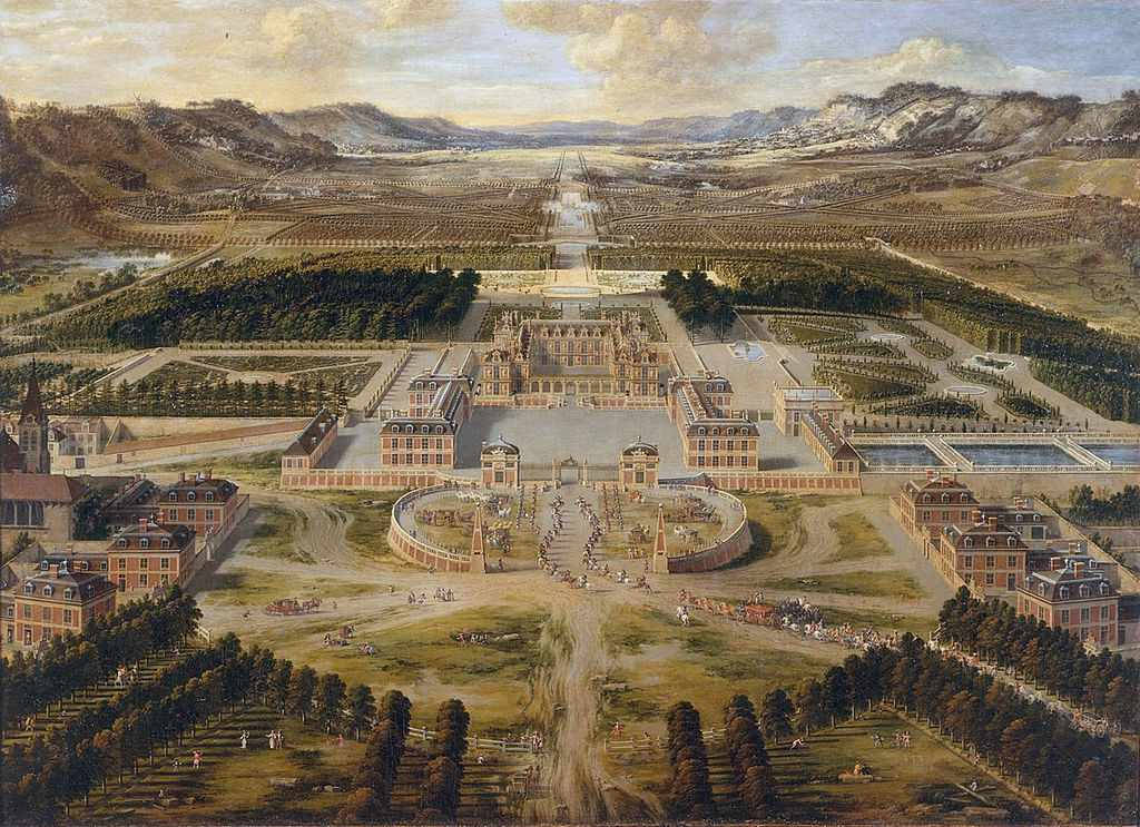 Majestic Digital Artwork Of Palace Of Versailles Wallpaper