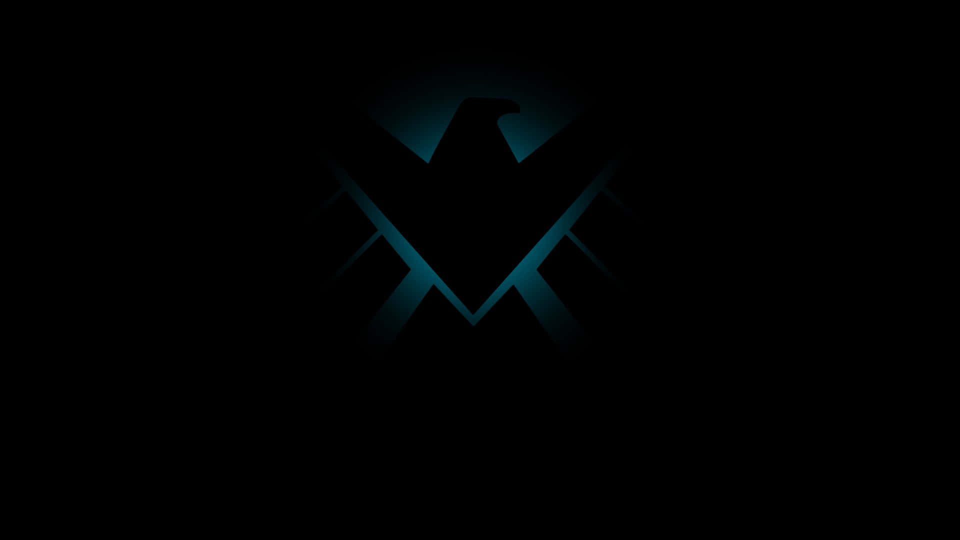 Majestic Shield On A Striking Gradient Background Wallpaper