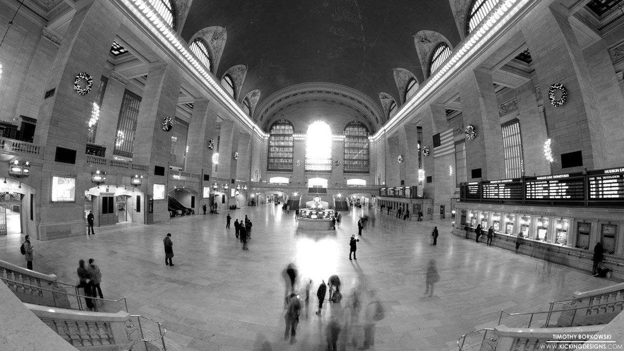 Majestic View Of Grand Central Terminal In New York City Wallpaper