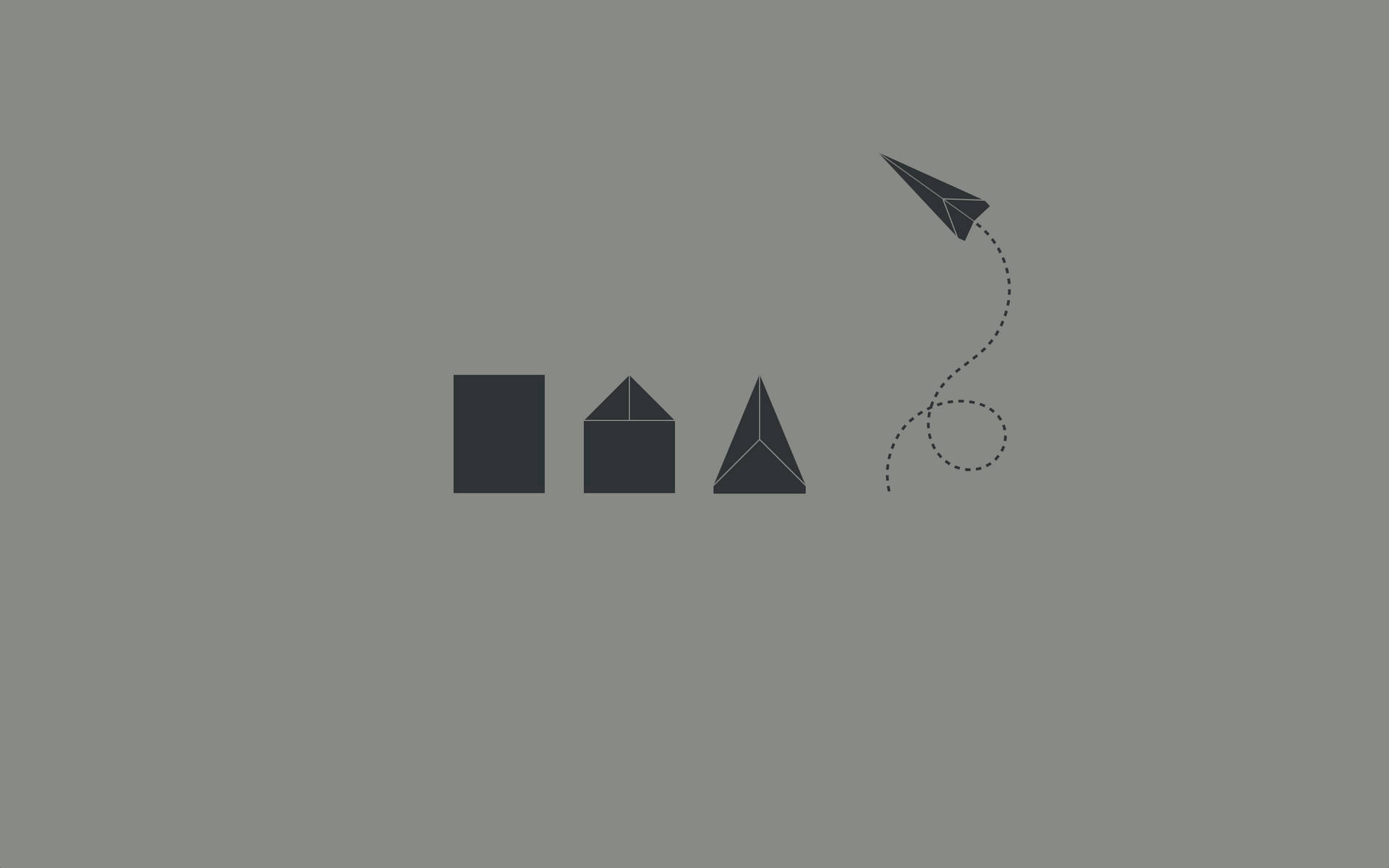 Making A Paper Plane Minimalist Aesthetic Laptop Wallpaper