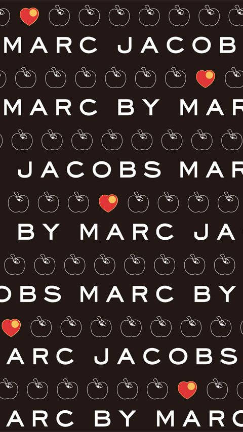 Marc Jacobs Brand Name Pattern Wallpaper