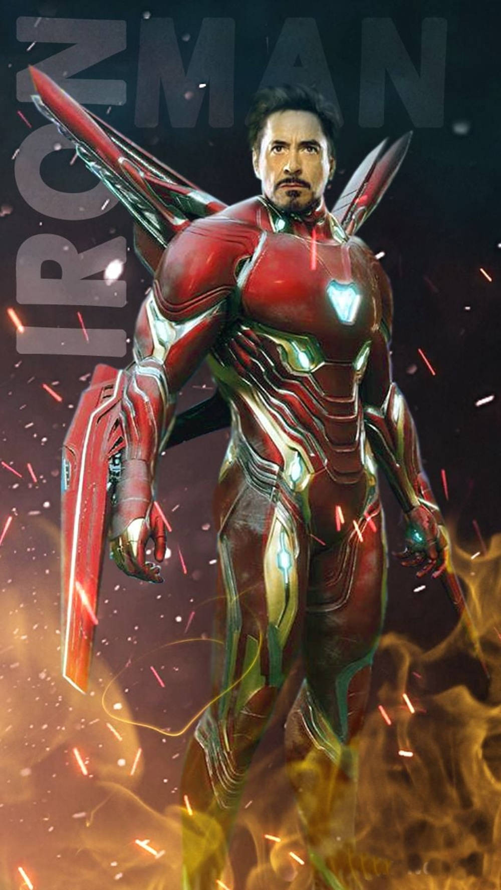 Mark 85 Iron Man Phone Wallpaper