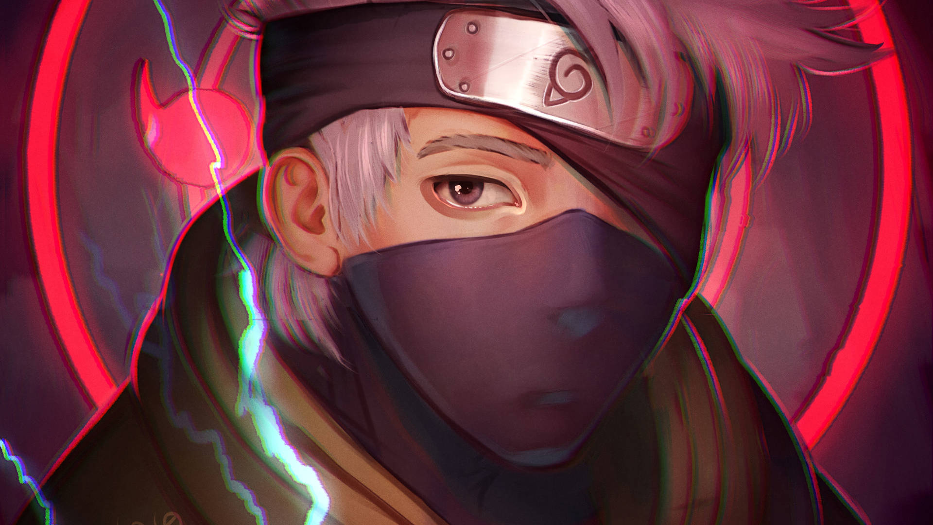 Masked Kakashi Naruto Ipad Wallpaper