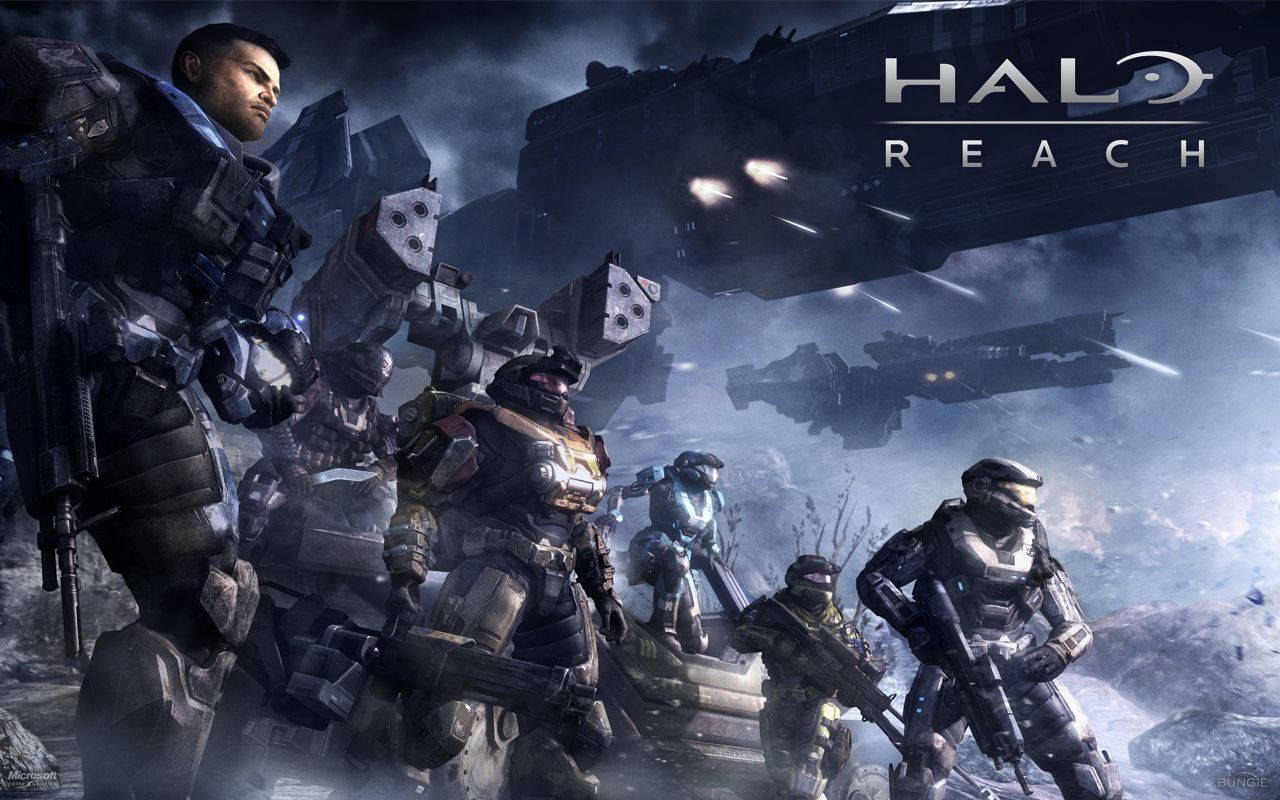 Master Chief Returns To The Fight In Halo Reach Wallpaper