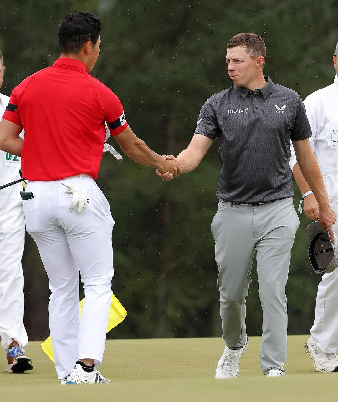 Matt Fitzpatrick Handshake Wallpaper