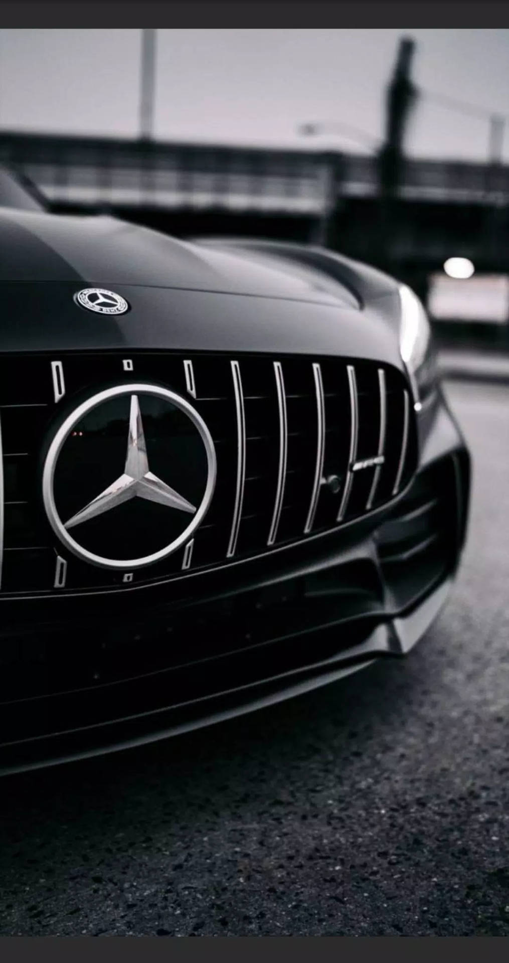 Matte Black Mercedes Benz Car Wallpaper