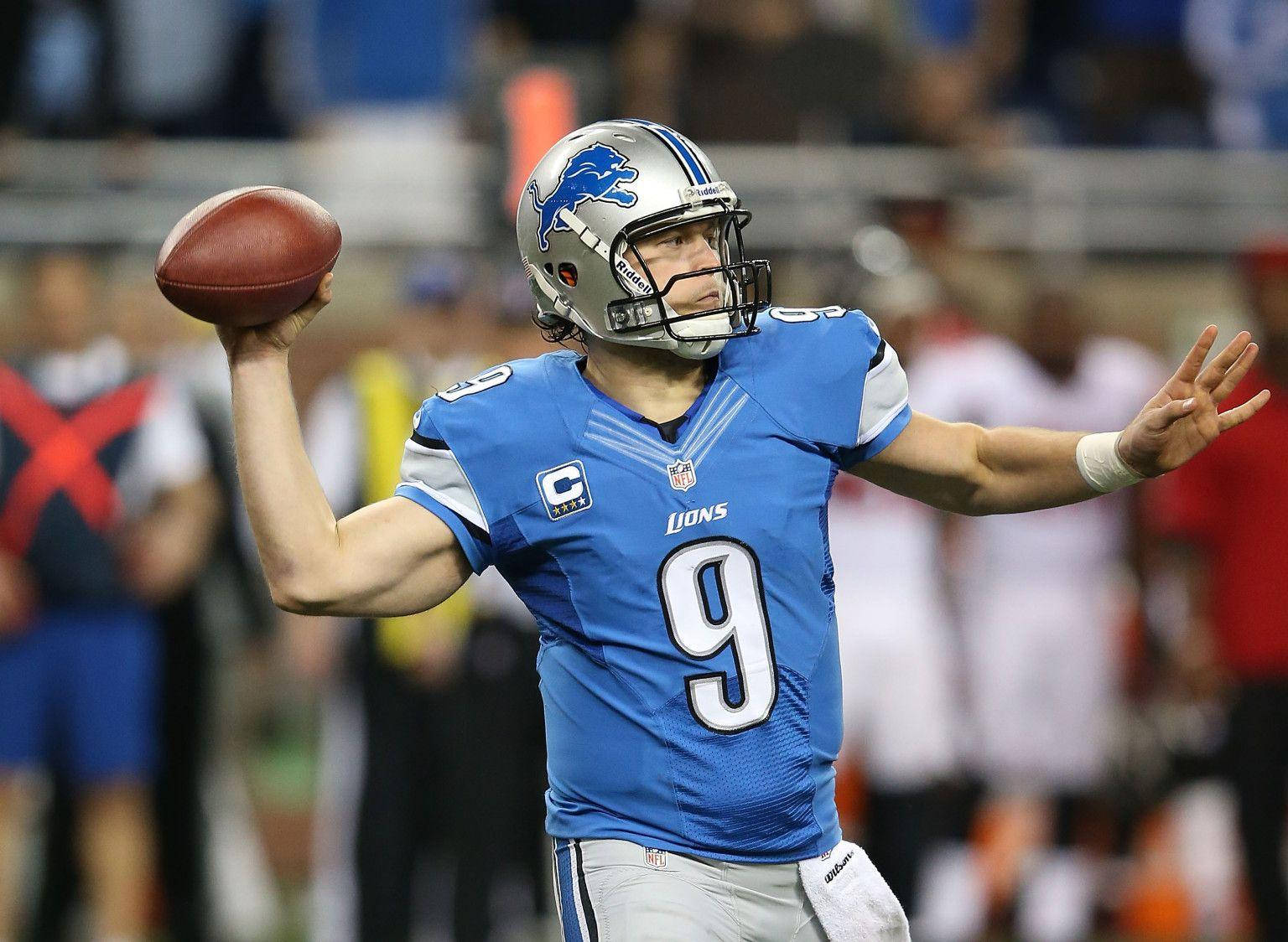 Matthew Stafford Detroit Lions Nfl Sports Wallpaper