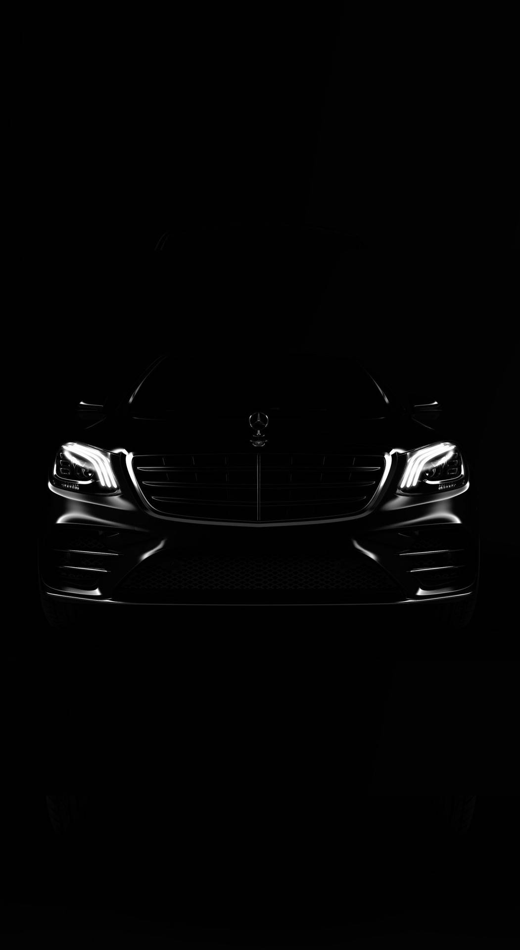 Mercedes Benz Car White Headlights Wallpaper