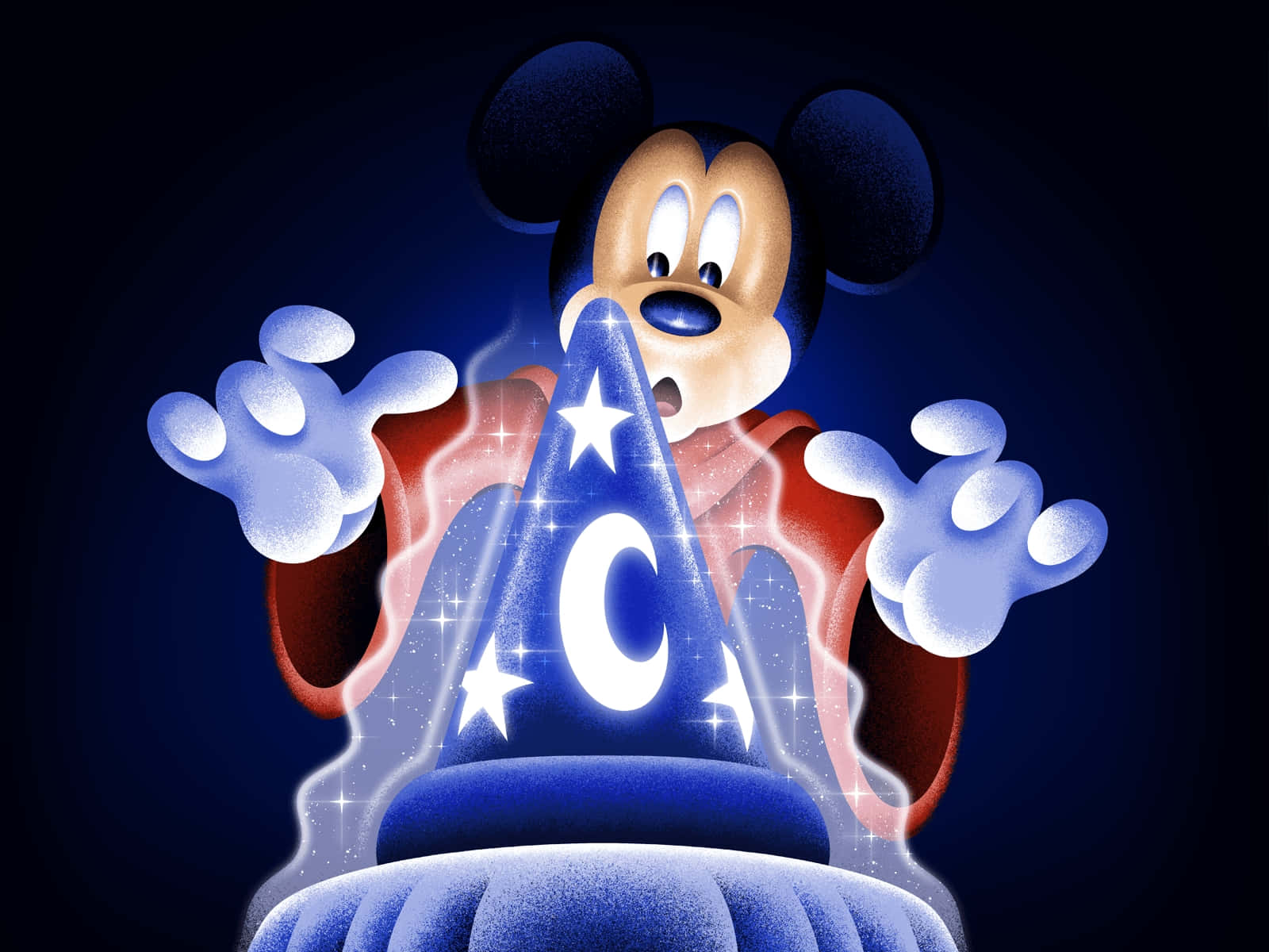 Mickey Magician Fantasia Wallpaper