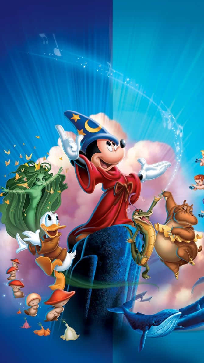 Mickey_ Sorcerers_ Apprentice_ Fantasia Wallpaper