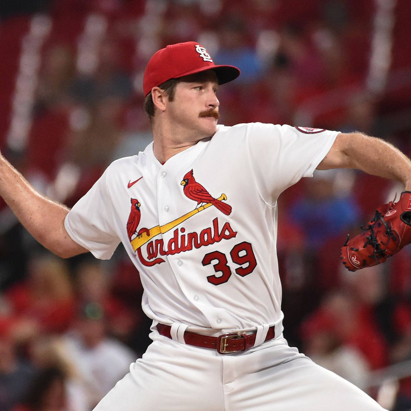 Miles Mikolas Baseball Stance Wallpaper