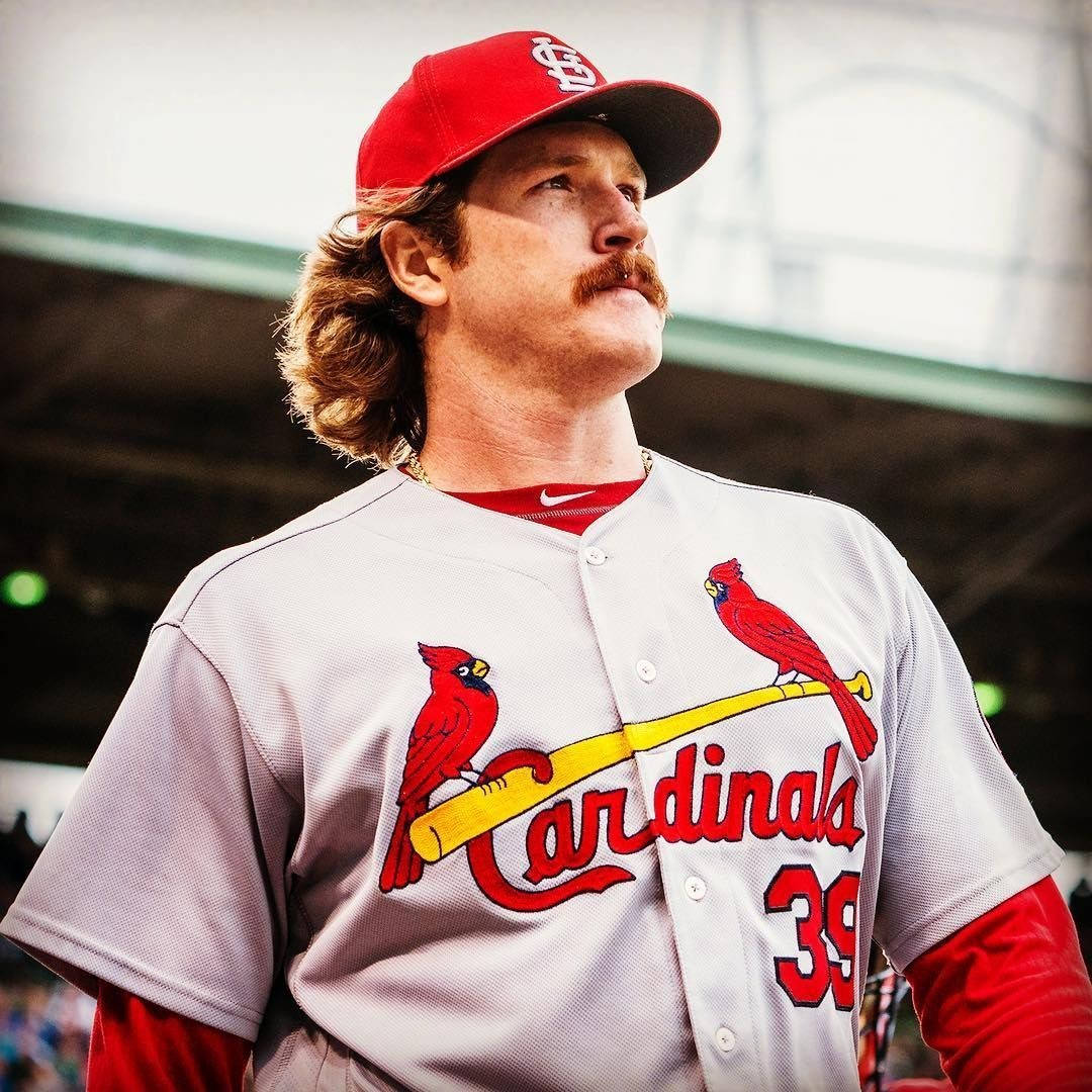 Miles Mikolas Looking Above Portrait Wallpaper