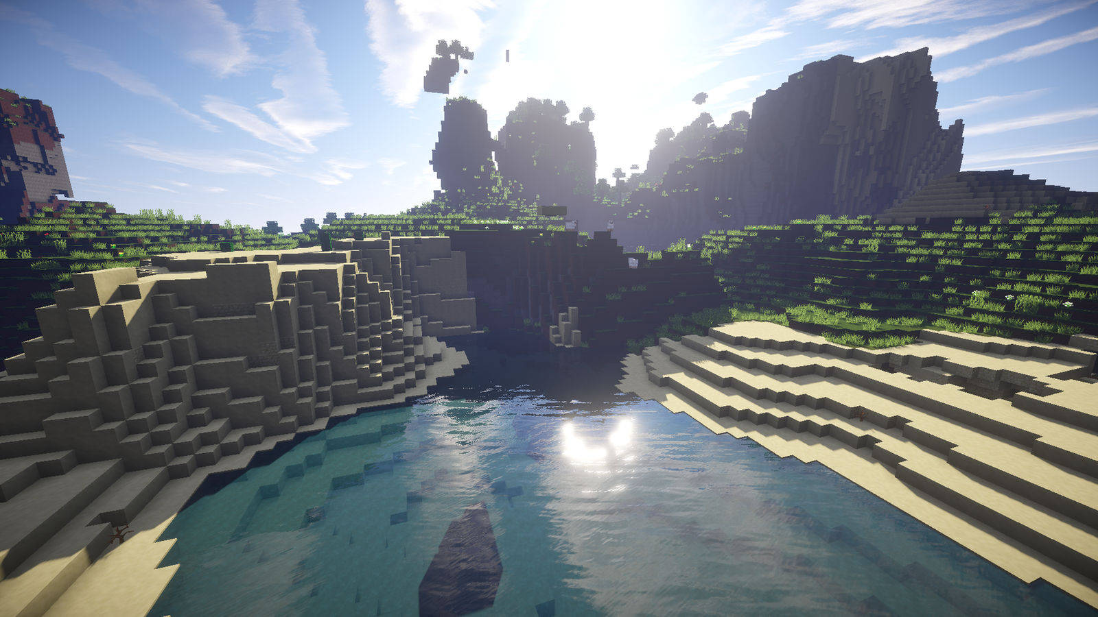 Minecraft Aesthetic Landscape Wallpaper