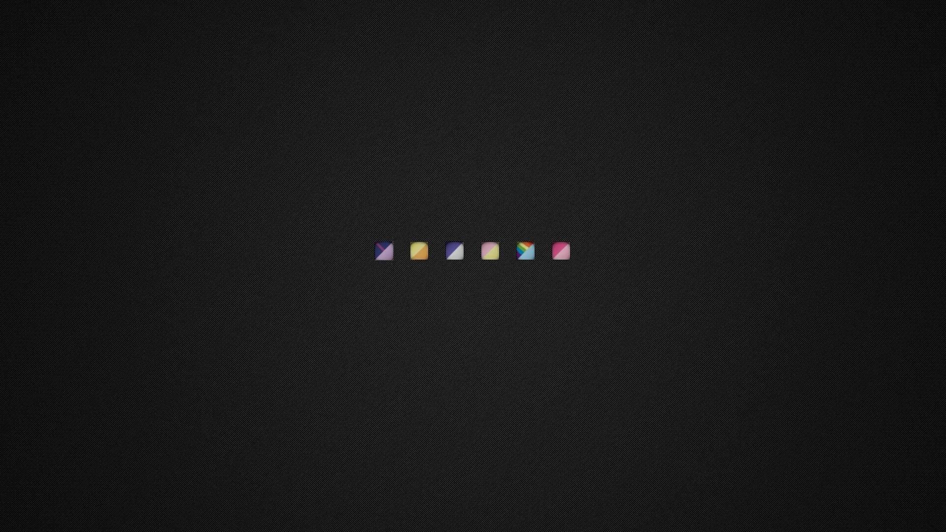 Minimal Aesthetic Desktop Square Icons Wallpaper