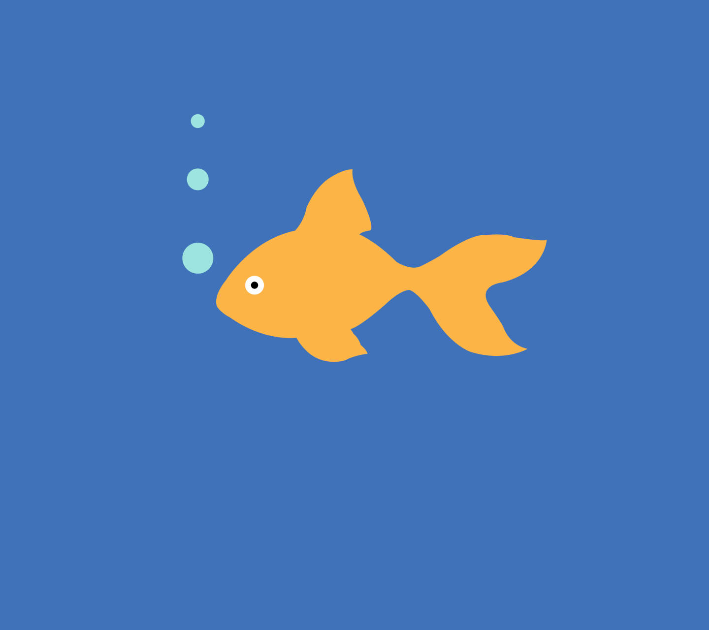 Minimalist Artwork Cool Fish Wallpaper