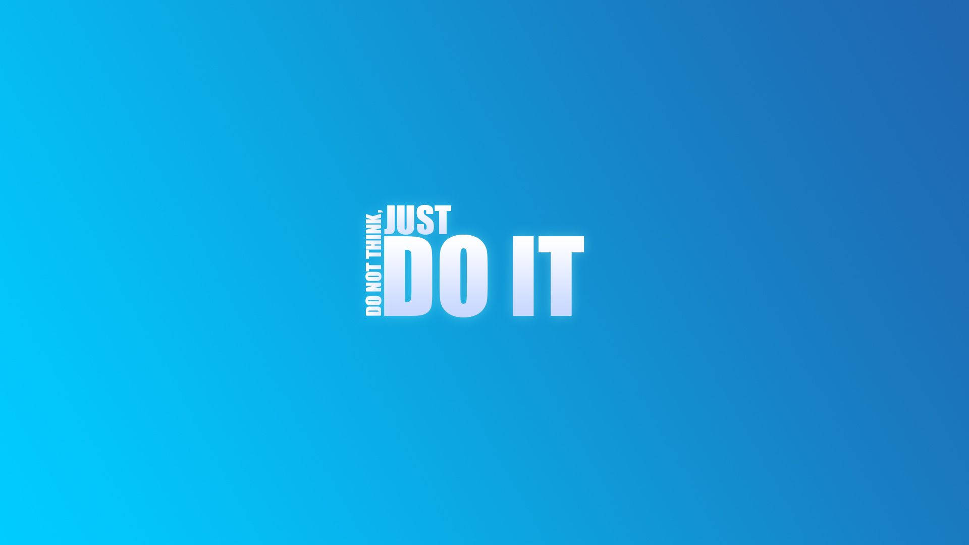 Minimalist Motivational Just Do It Wallpaper