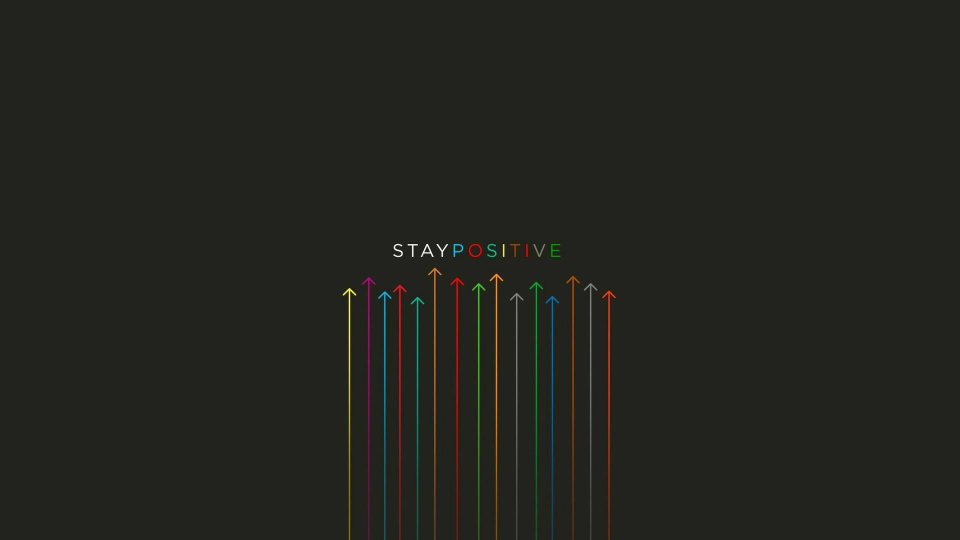 Minimalist Motivational Positivity Wallpaper