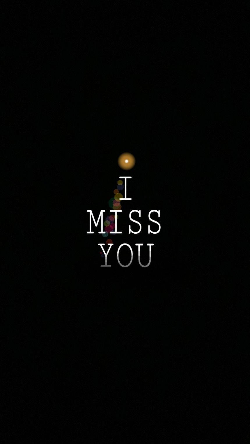 Missing You Bokeh Wallpaper