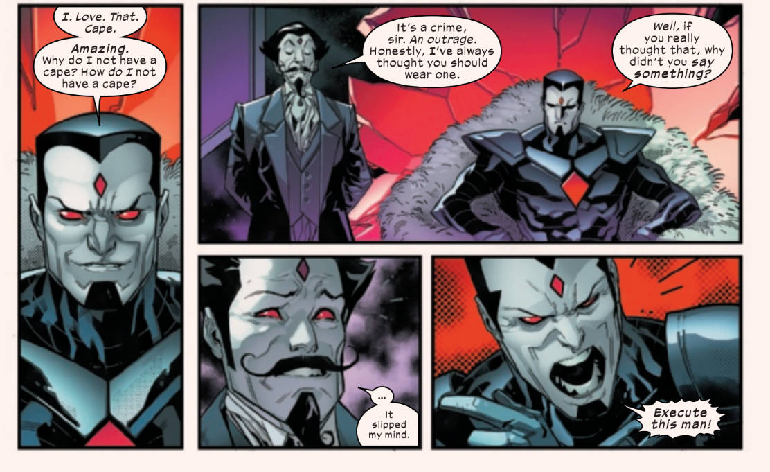 Mister Sinister Comic Panel Wallpaper