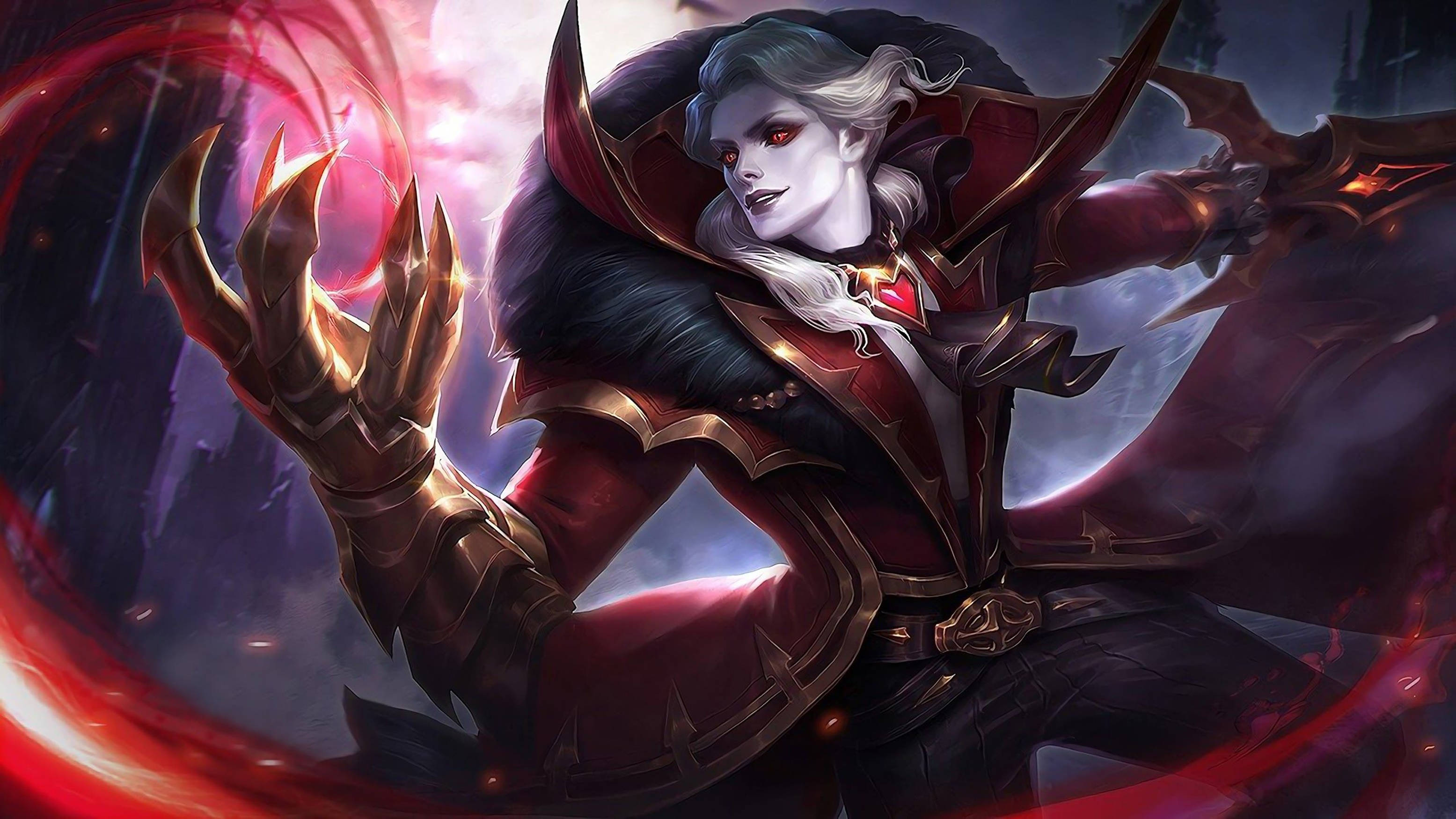 Mobile Legends Viscount Alucard Hd Wallpaper