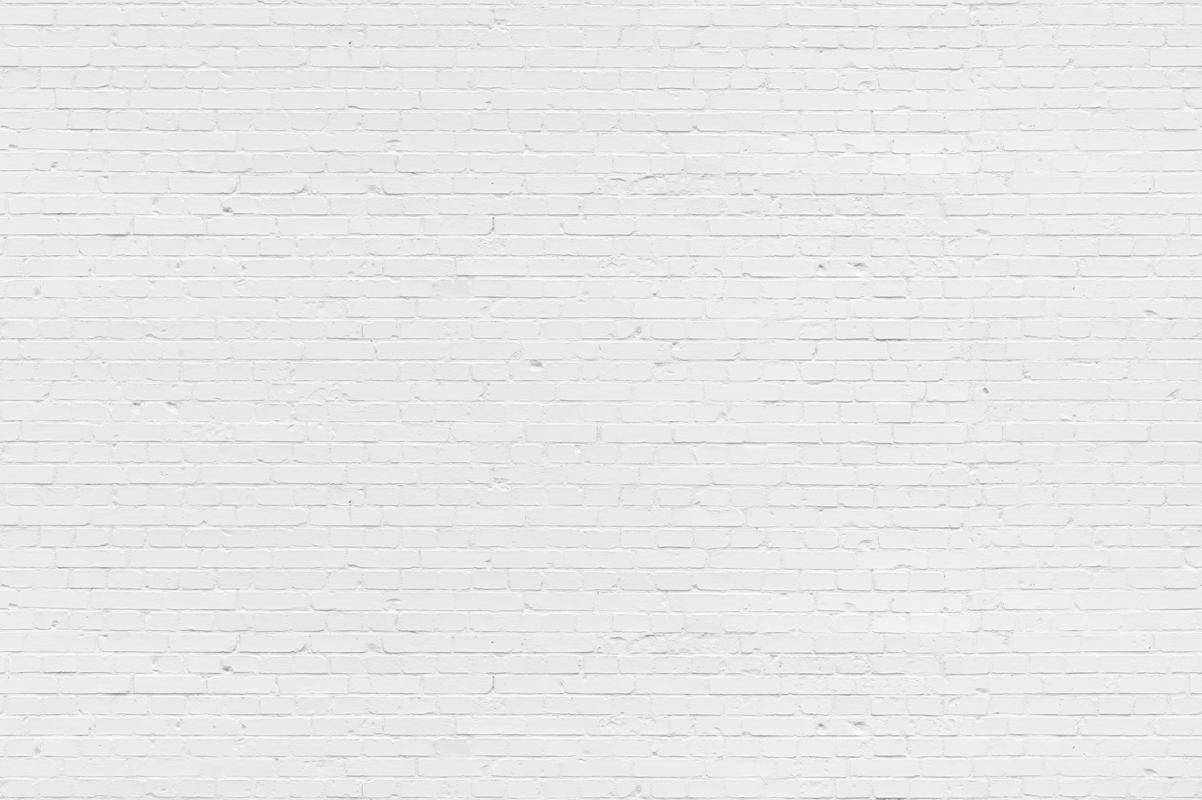 Modern White Brick Wall Wallpaper