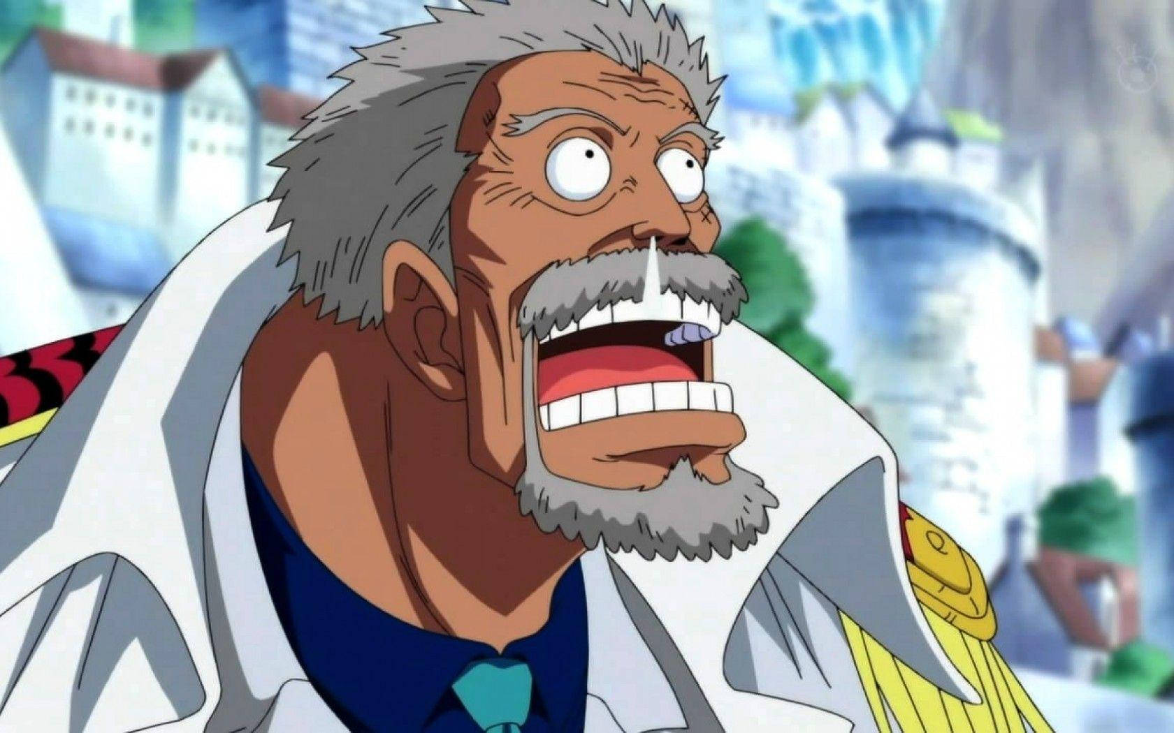 Monkey D Garp Surpised Reaction Wallpaper