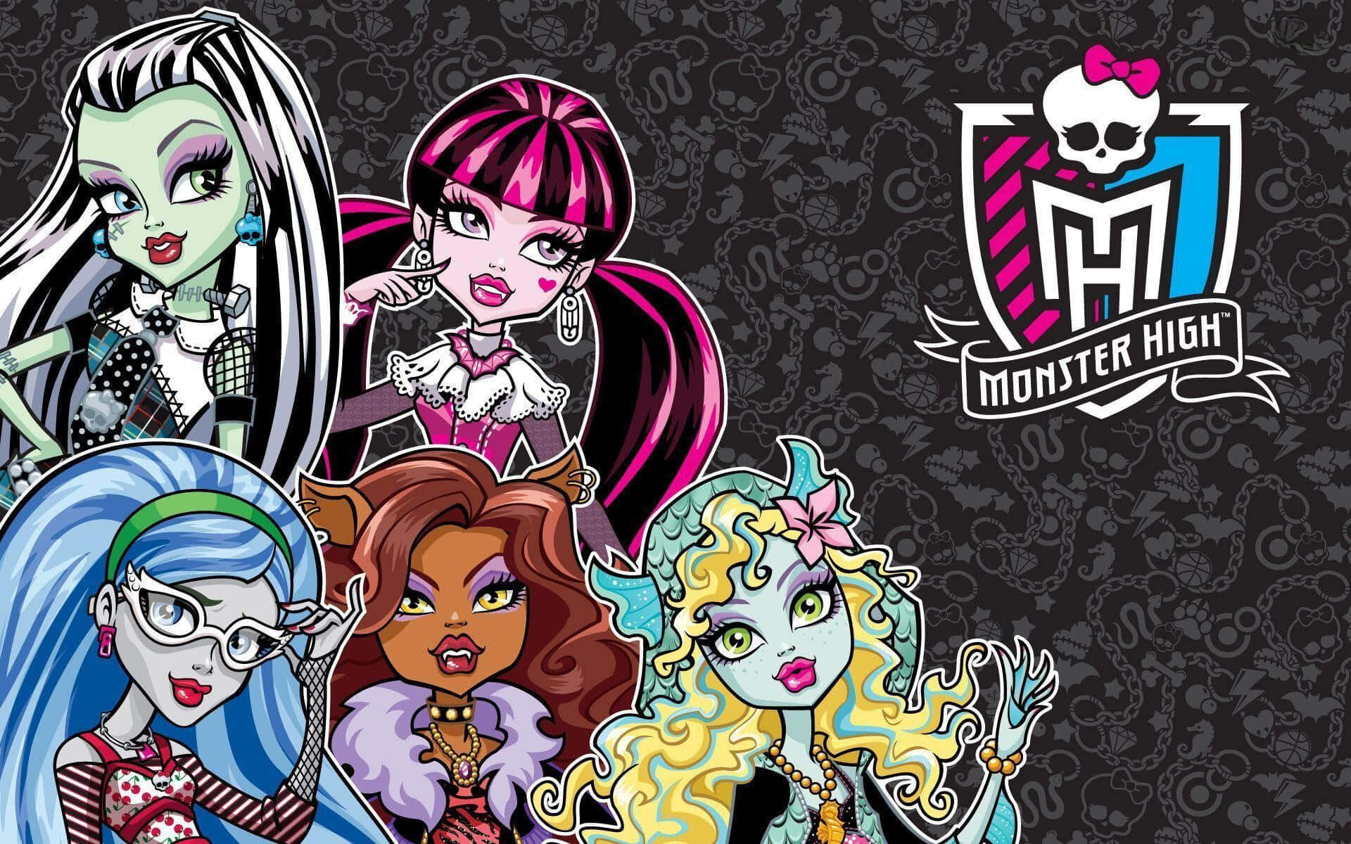 Monster High Characters Unleashed Wallpaper