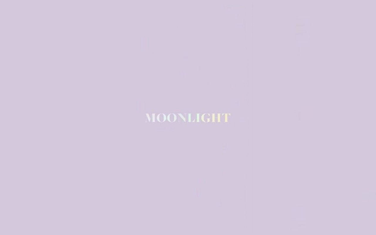 Moonlight Purple Plain Aesthetic Wallpaper