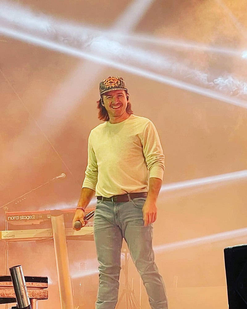 Morgan Wallen On Stage Wallpaper