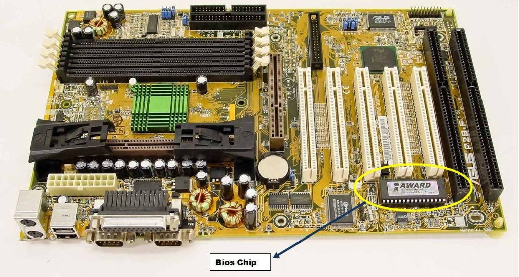 Motherboard Bios Chip Wallpaper