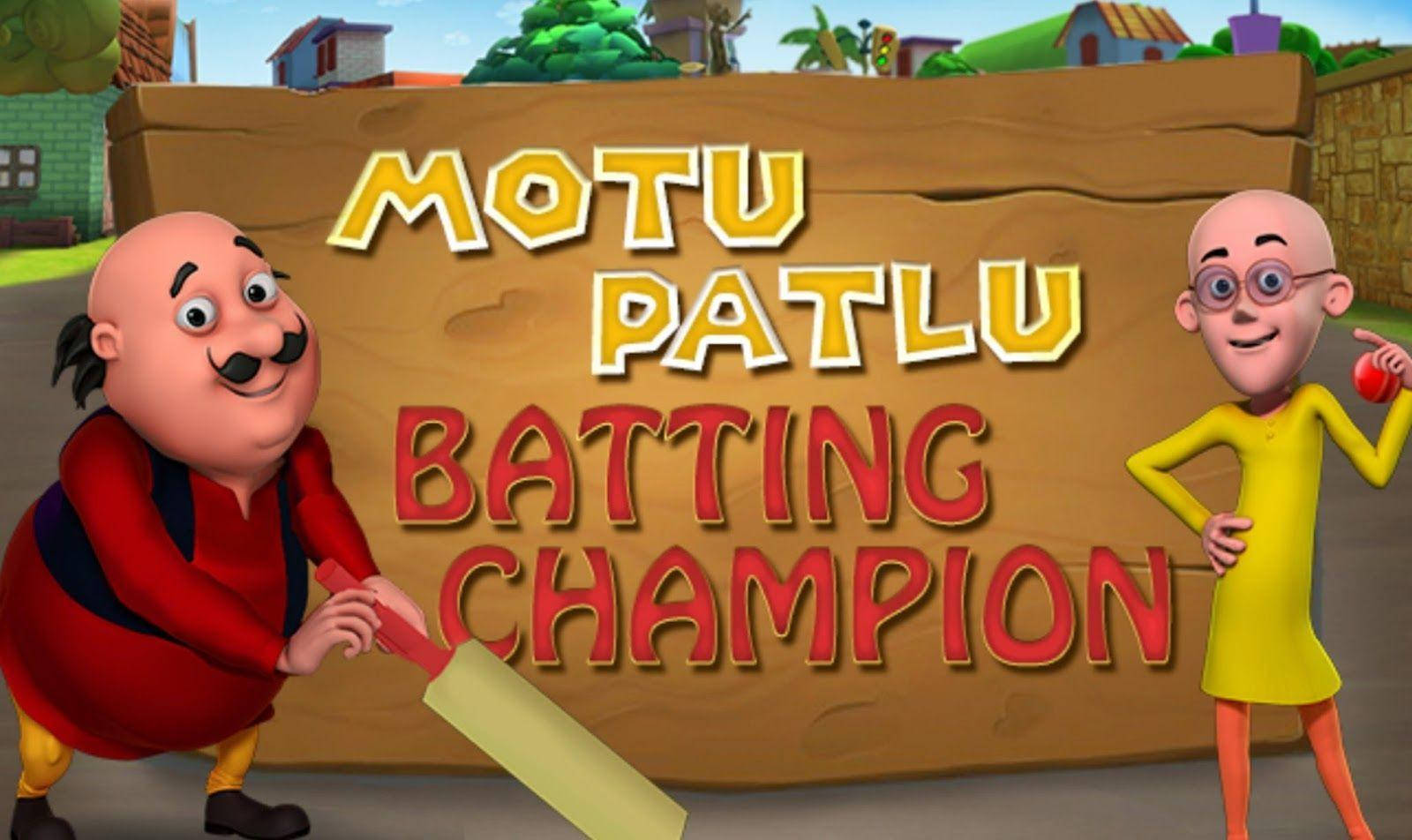 Motu Patlu Battling Champion Wallpaper