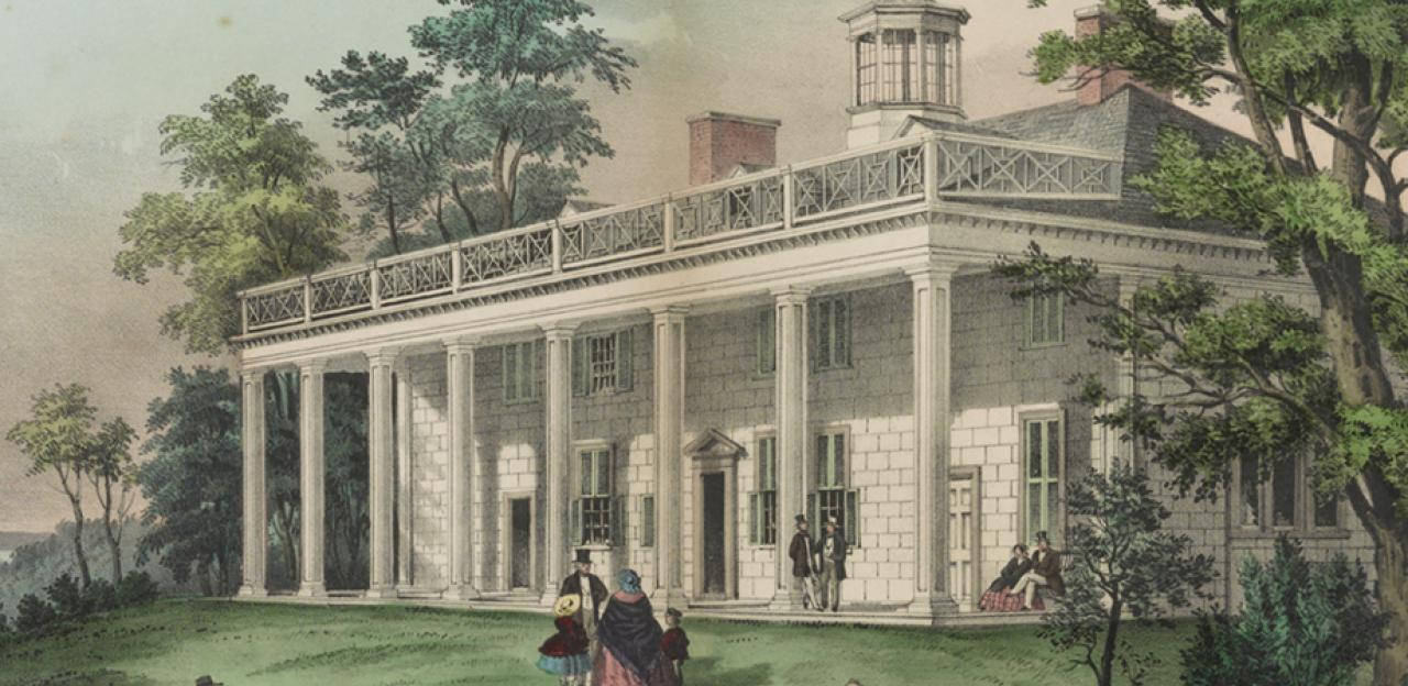 Mount Vernon Painting Wallpaper