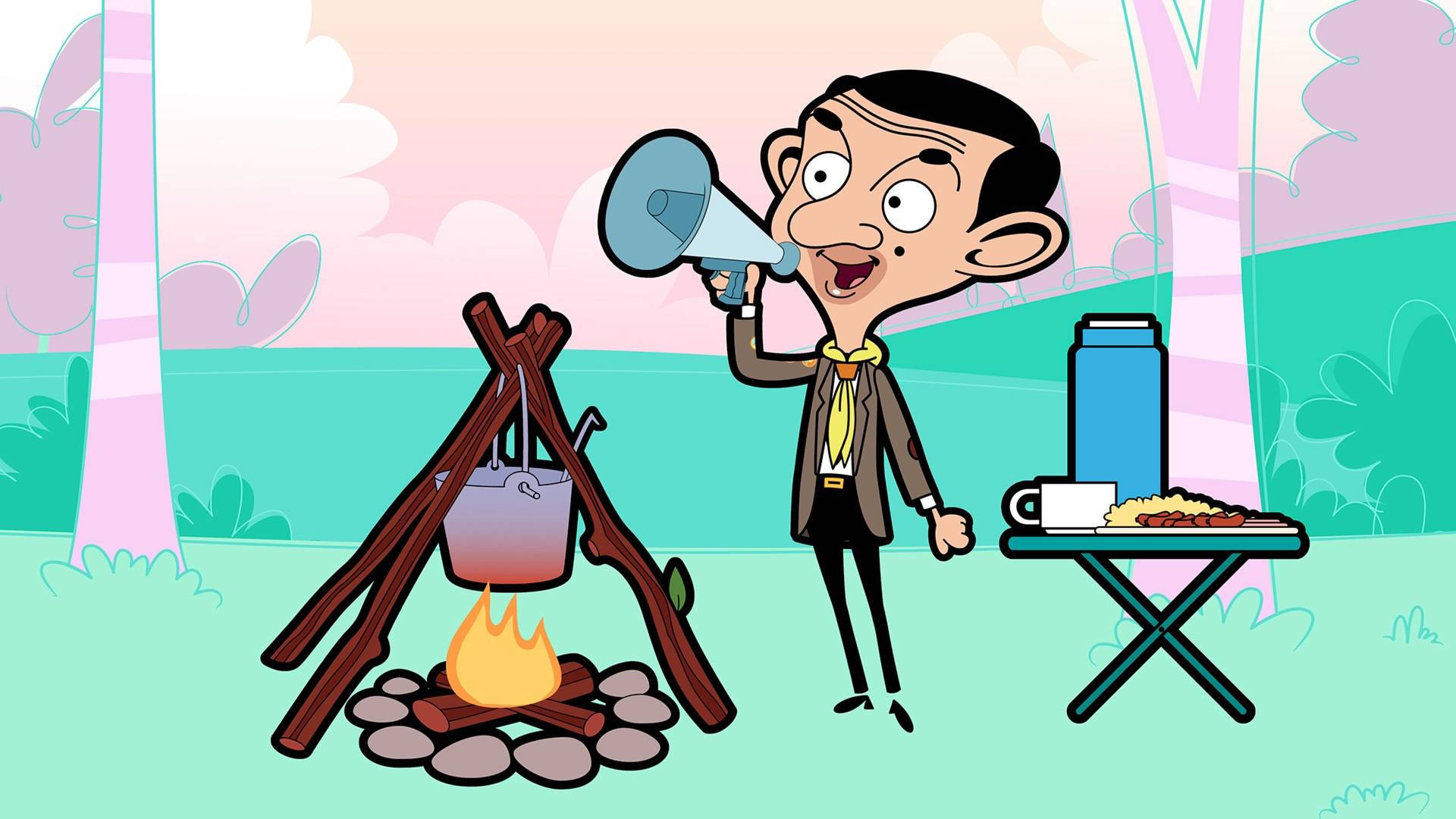 Mr. Bean Campsite Wallpaper