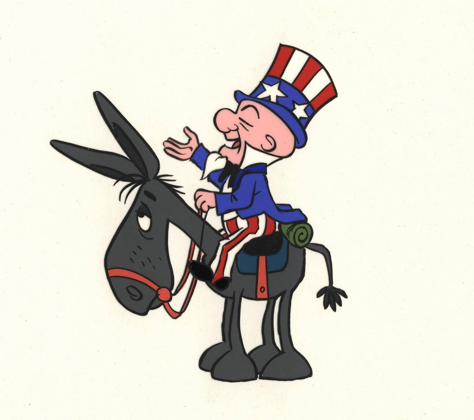 Mr Magoo Riding Donkey Wallpaper