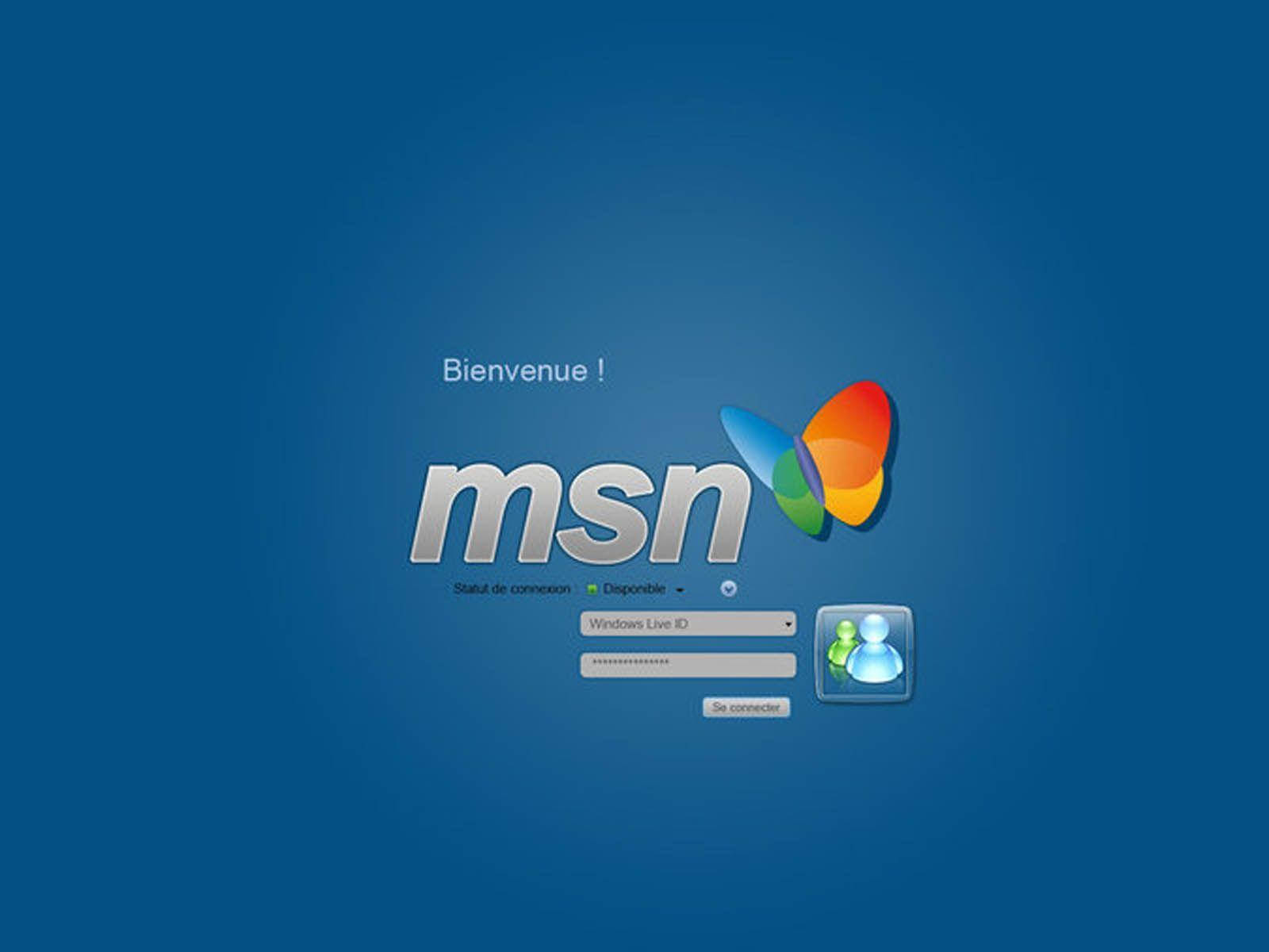 Msn Log-in Pop-up Wallpaper