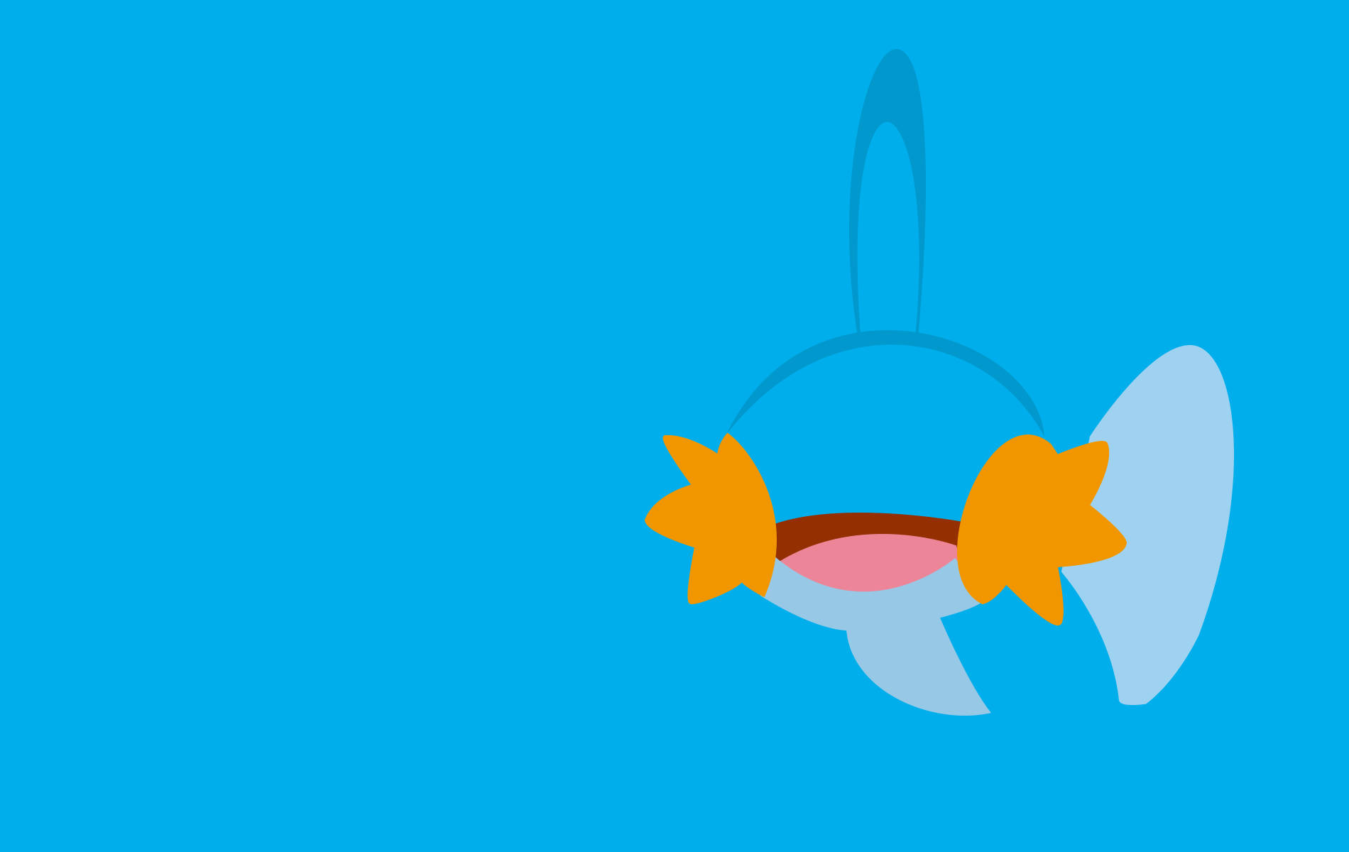 Mudkip Cute Illustration Wallpaper