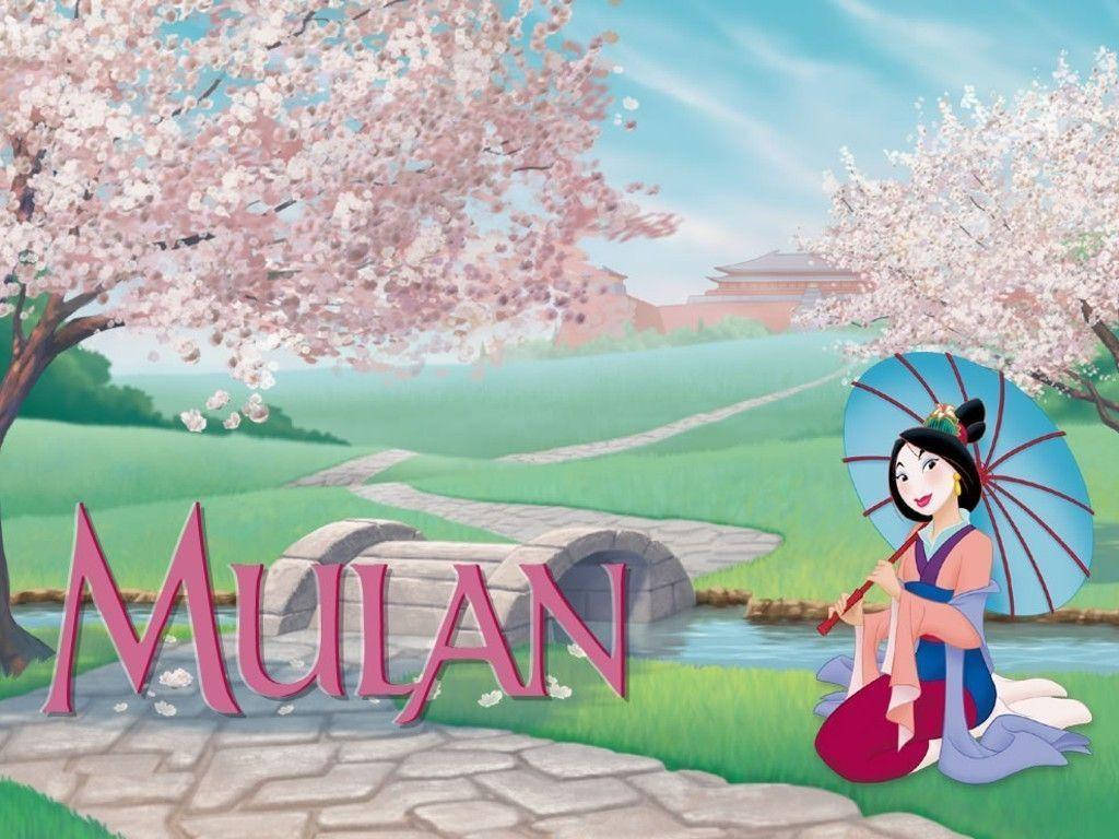 Mulan Transforms Into A Beautiful Traditional Geisha. Wallpaper