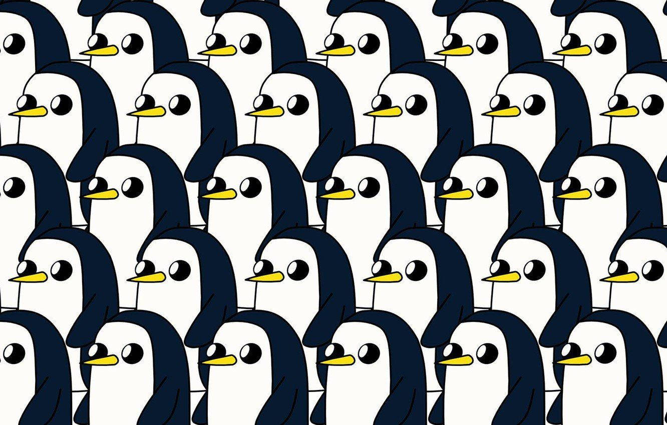 Multiple Gunter Adventure Time Wallpaper