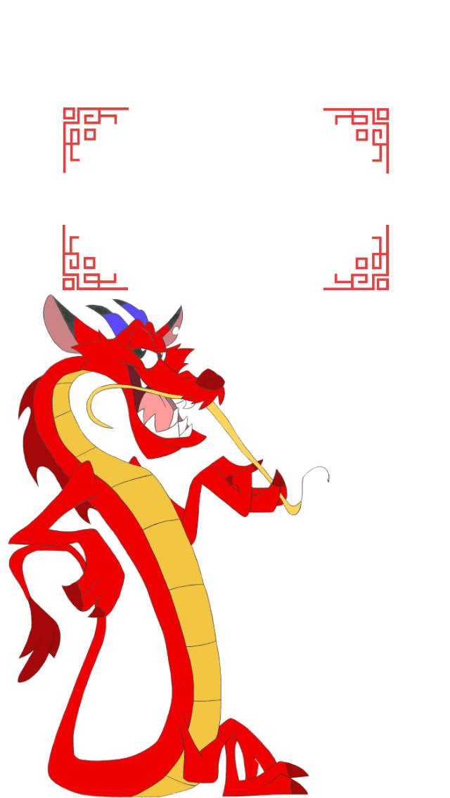 Mushu, The Magical Dragon From Mulan Wallpaper
