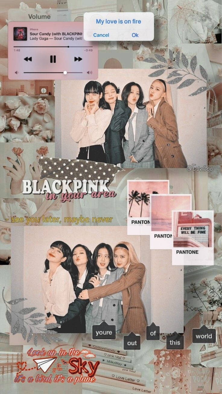 Music Player Blackpink Aesthetic Wallpaper