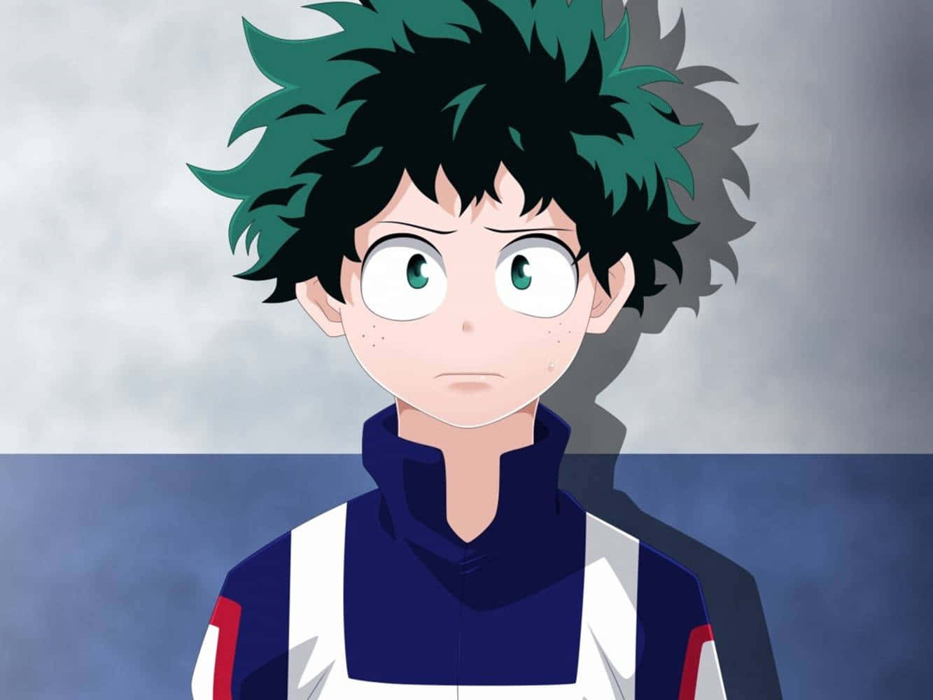 My Hero Academia Deku Handsome Boy Cartoon Wallpaper