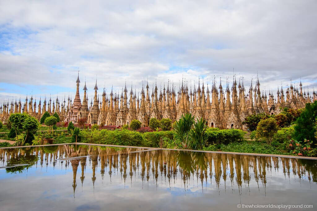 Myanmar Tall Houses Wallpaper