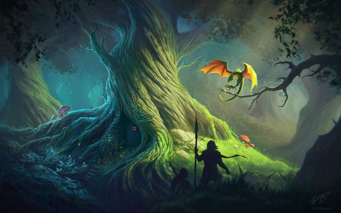 Mystical Tree Deviantart Wallpaper