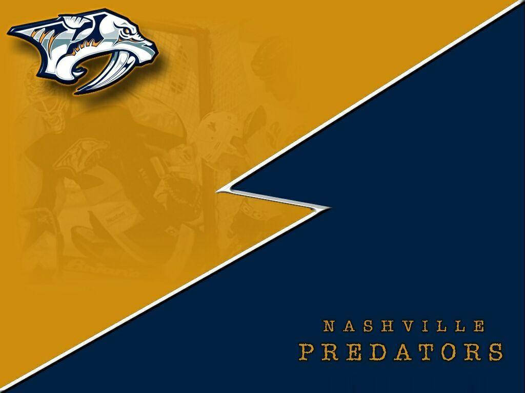 Nashville Predators Lightning Design Wallpaper