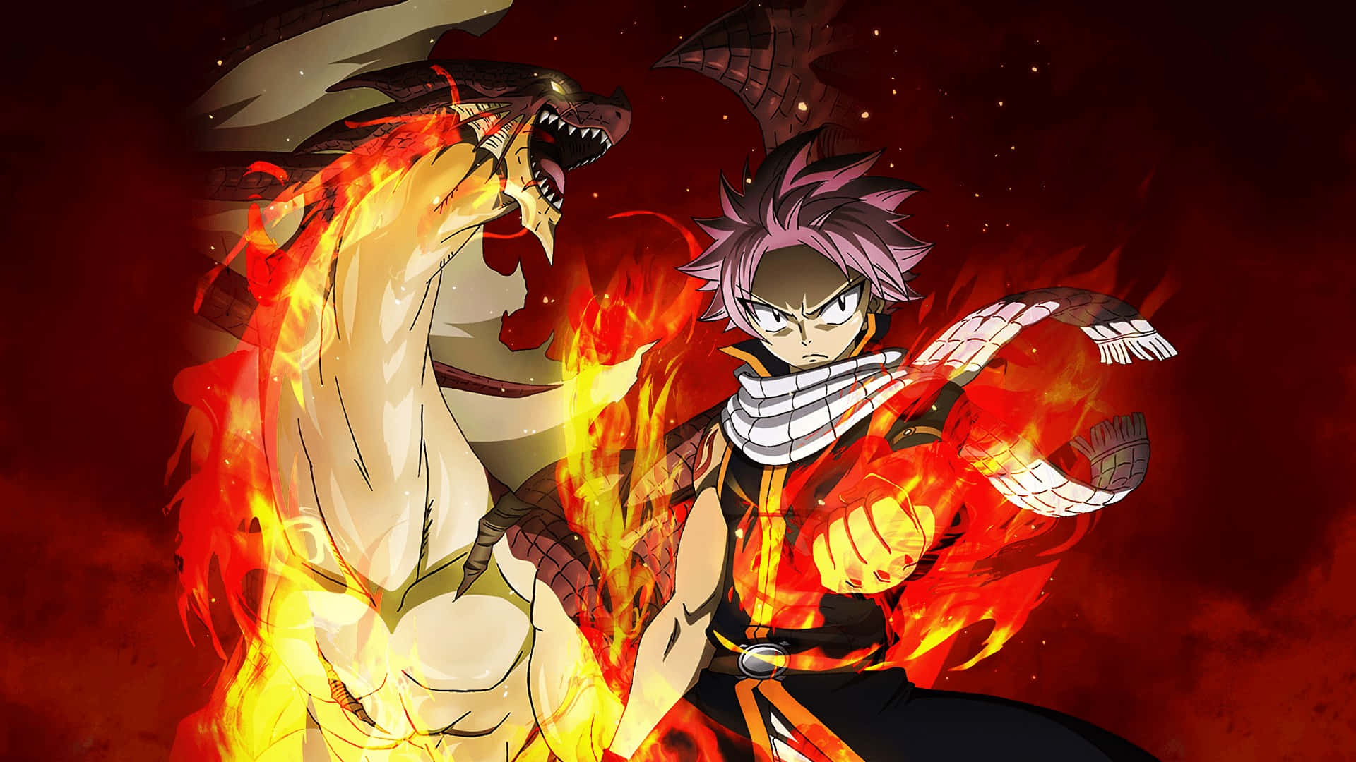 Natsu Dragneel - Fiery Fairy Tail Mage Wallpaper