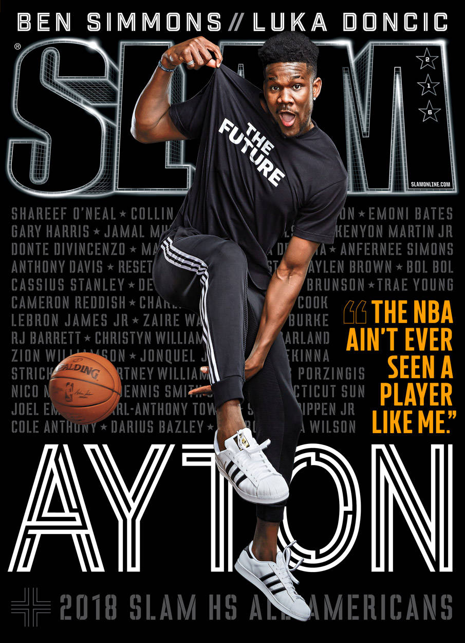 Nba Star Deandre Ayton Slam Cover Shoot Wallpaper