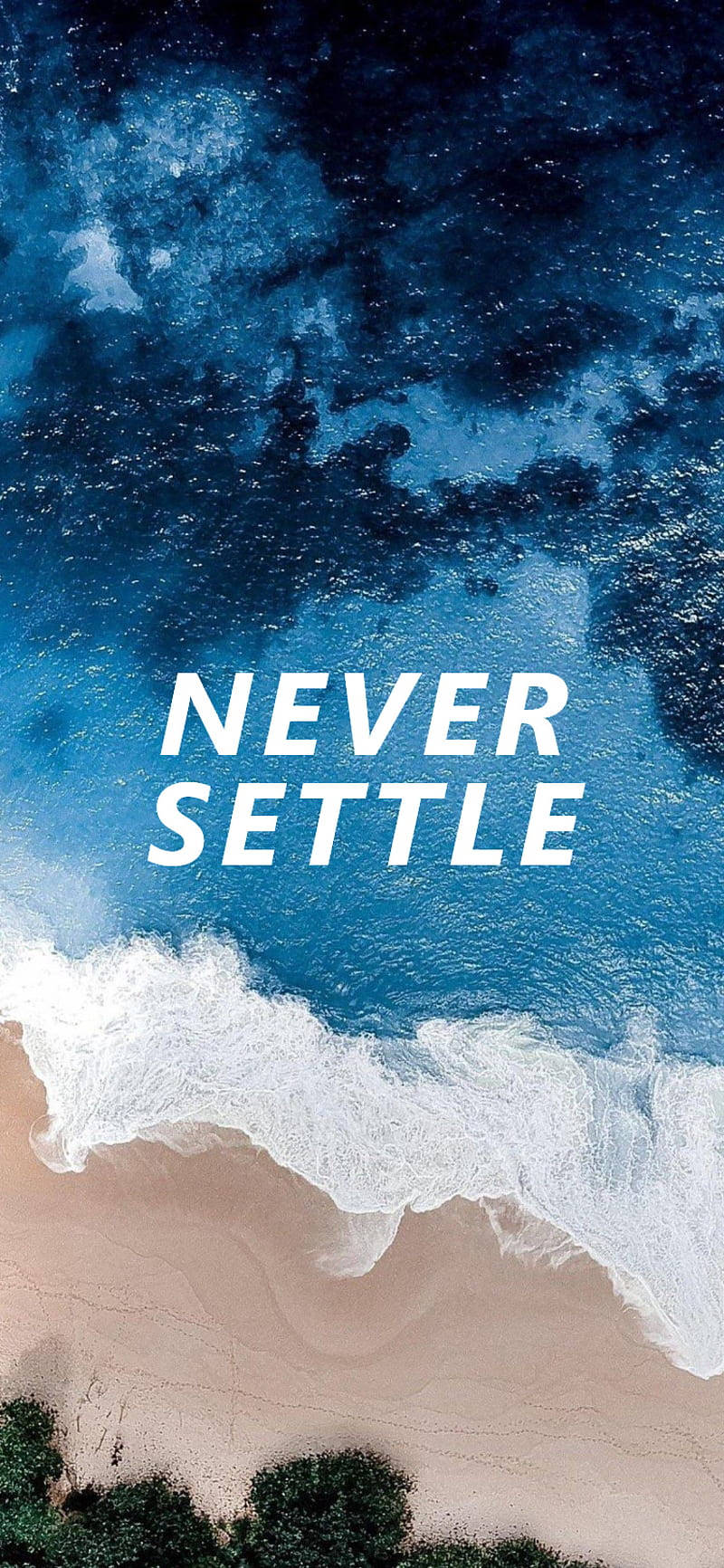 Never Settle Original Iphone 4 Wallpaper