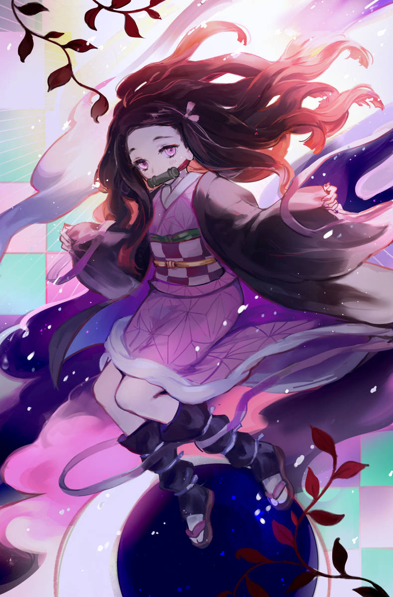 _ Nezuko Feeling The Breezes Of The Wind _ Wallpaper