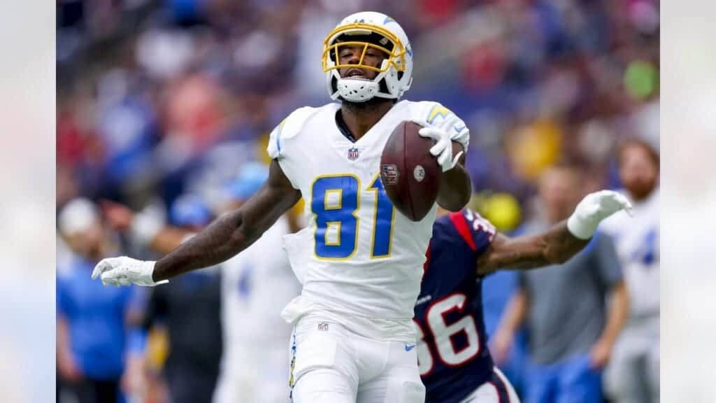 Nfl Mike Williams Los Angeles Chargers Houston Texas Wallpaper