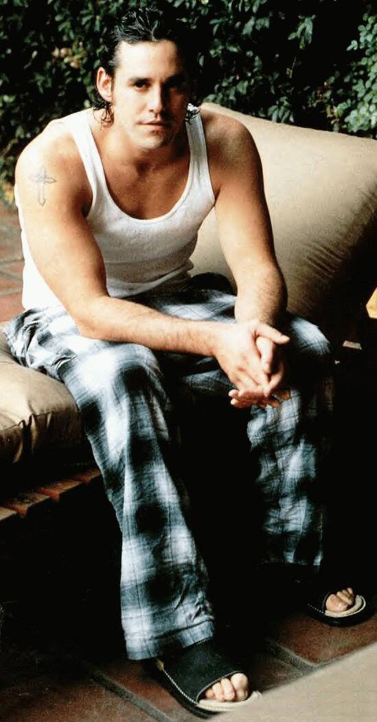 Nicholas Brendon Plaid Pajamas Wallpaper